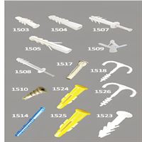 8 mm Plastik Dübel Köşeli 1